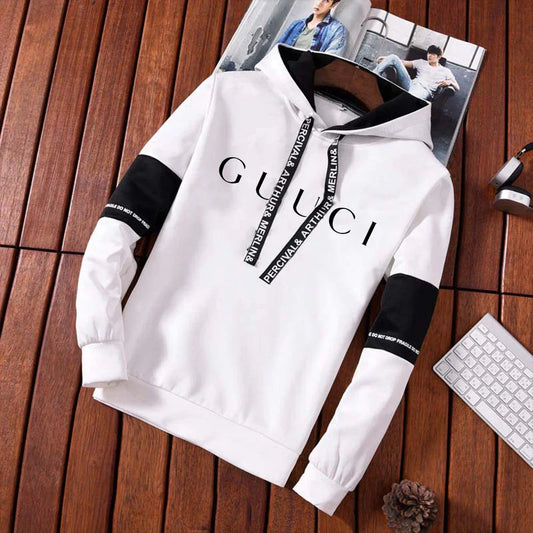2024 Mens Tracksuit Casual Hooded Sweatshirt Jogging Sport Street Daily Clothing Trendy Printing Versatile Tops Pants Suit S-3XL