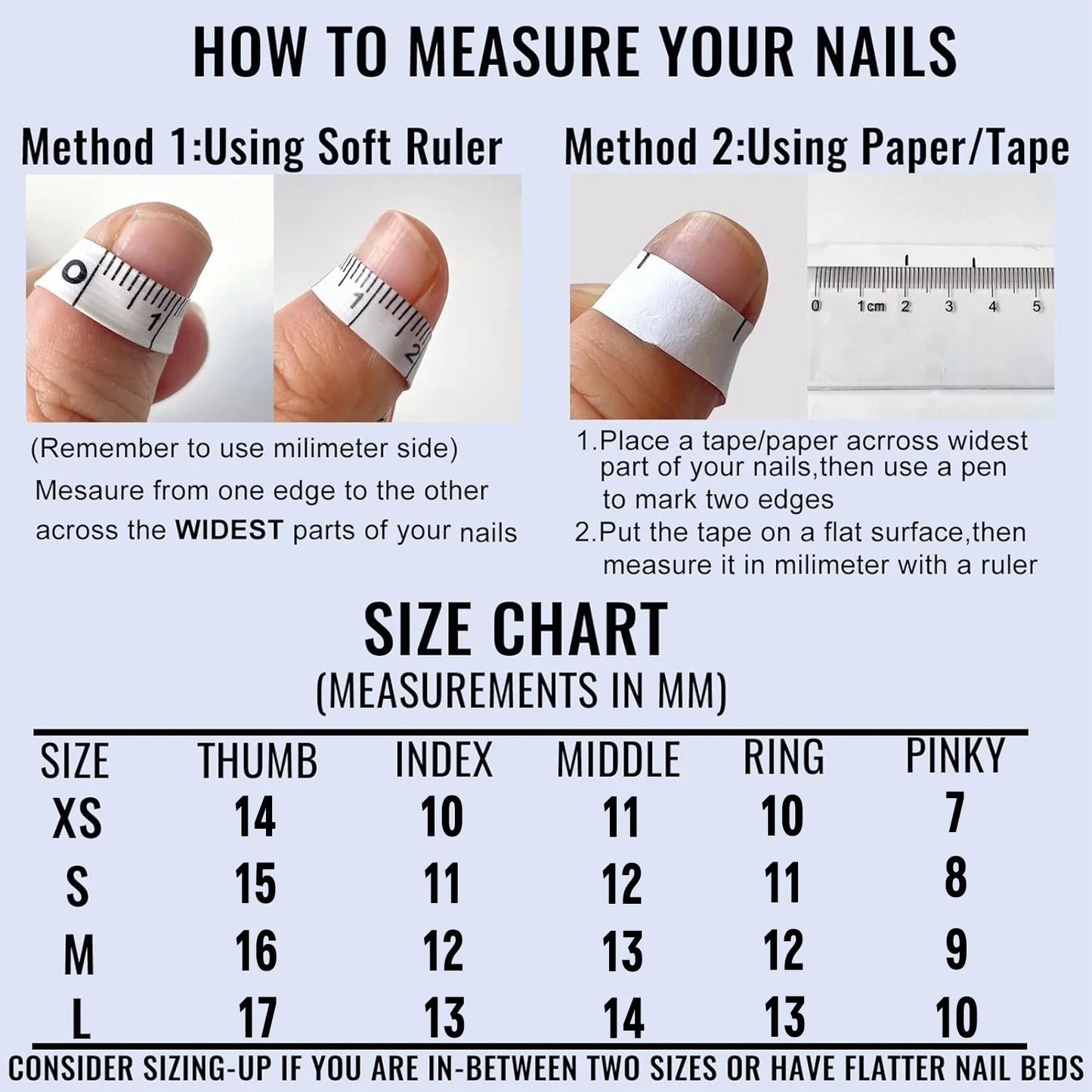 Handmade Press on Nails Blue Aurora Mermaid Fake Nail Patches Wearable Detachable French Pearl Almond False Nail Tips 10pcs